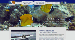 Desktop Screenshot of franceplongee.com